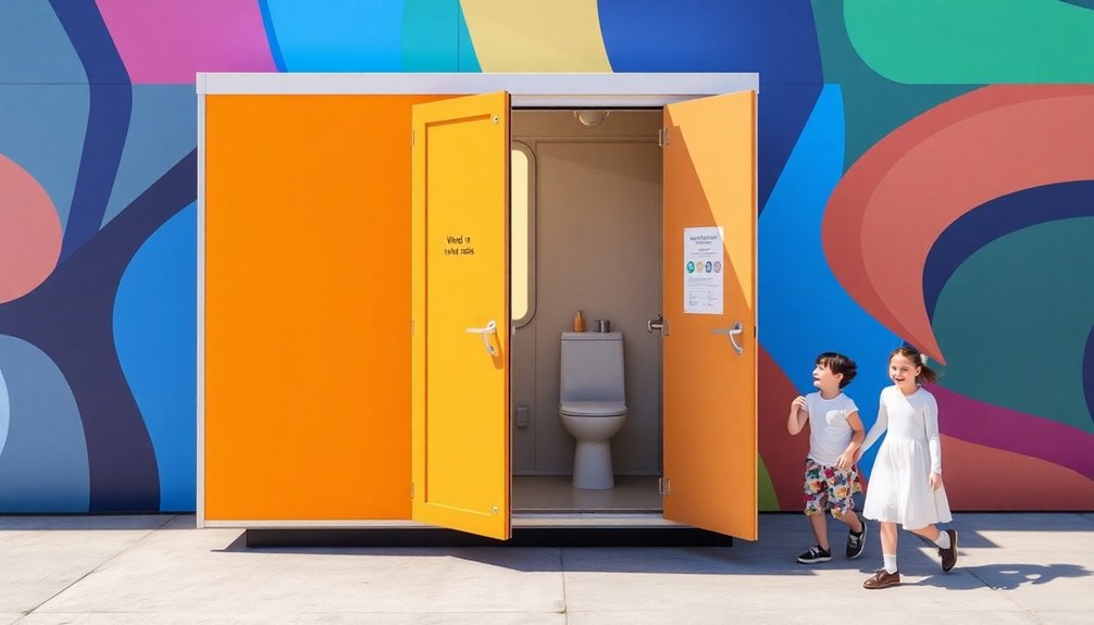 accessibility in portable restrooms