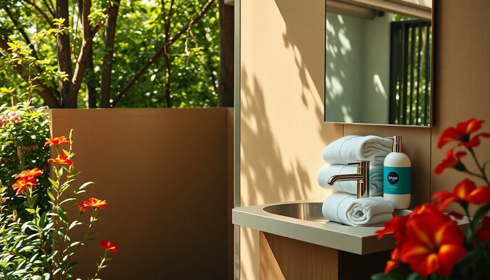 accessible hygiene facilities available
