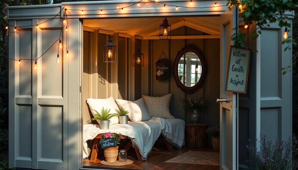 chic outdoor toilet decor
