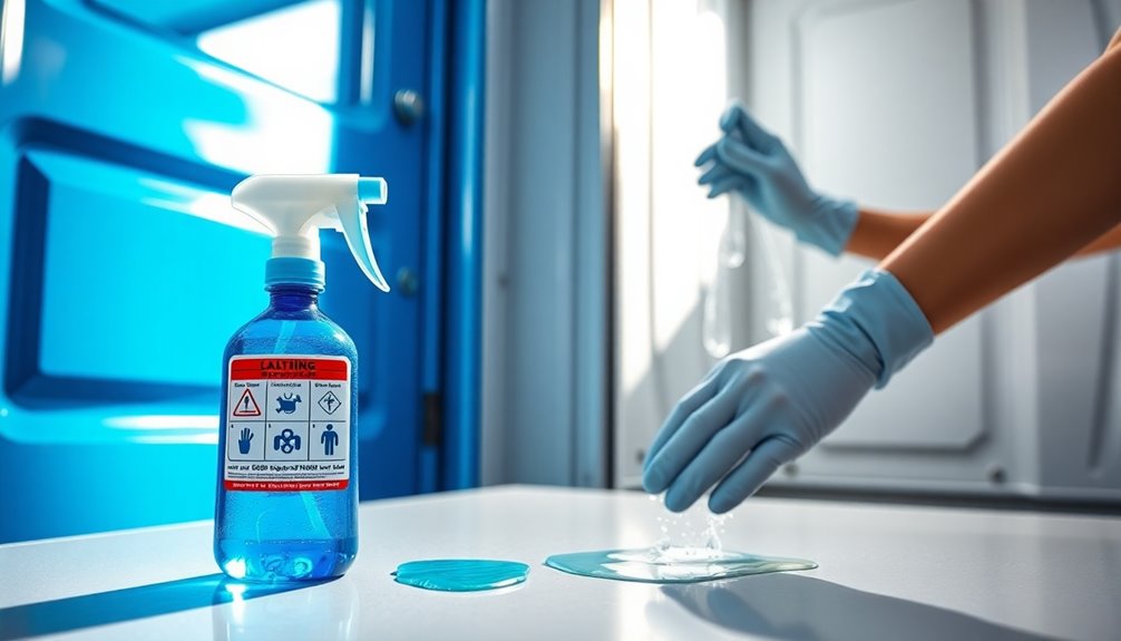 choose appropriate cleaning agents