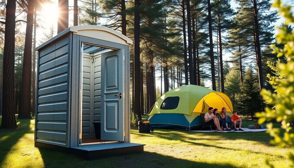 choosing family camping toilet