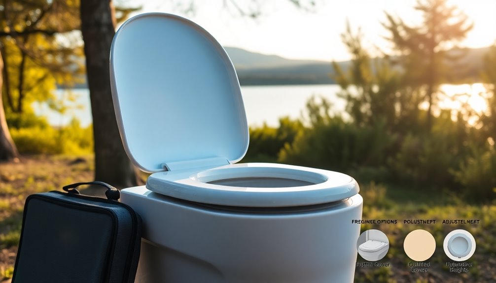 choosing portable toilet upgrades