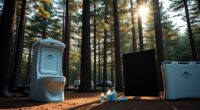 comfortable outdoor toilet solutions