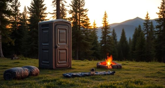 comfortable outdoor toilet solutions