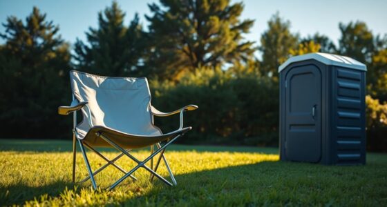 comfortable portable toilet chairs