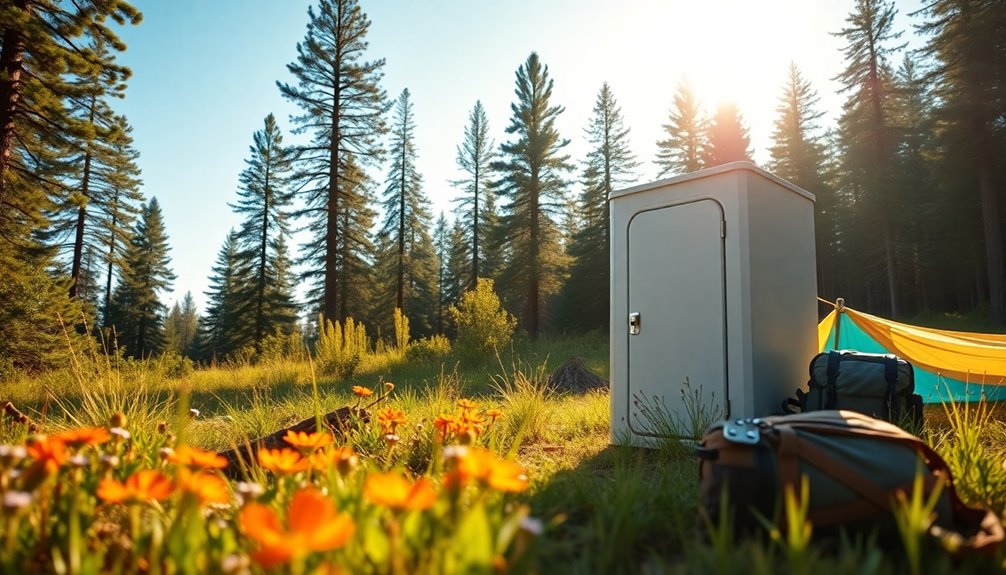 compact camping toilet options