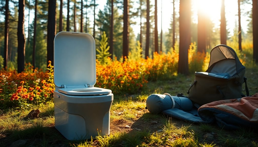 compact camping toilet options