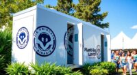 customizable brand portable restrooms