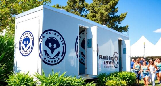 customizable brand portable restrooms