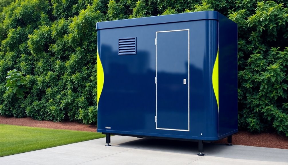 distinctive portable restroom design