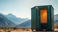 durable comfortable portable restroom