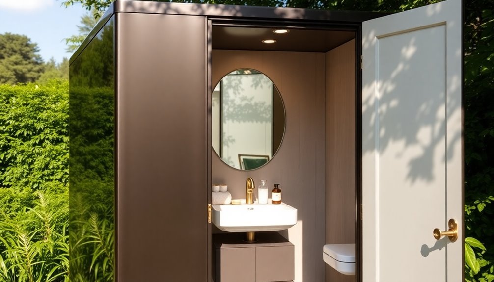 elegant portable restroom innovation