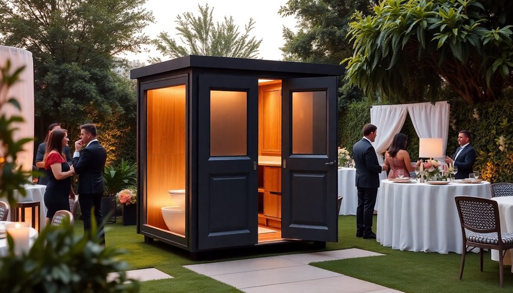 elegant portable restroom solutions