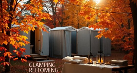 glamping restroom weather preparation