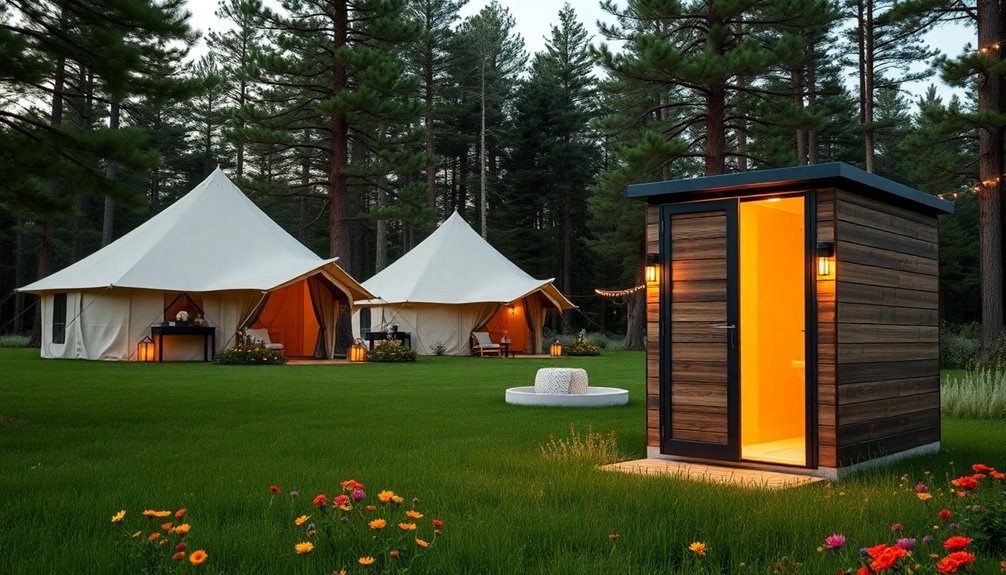 glamping site restroom solutions