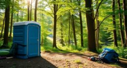 lightweight portable camping toilets