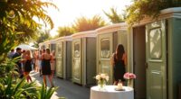 luxury porta potties advantages