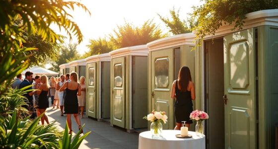 luxury porta potties advantages