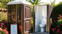 luxury porta potty advantages