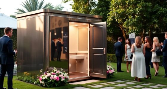 luxury porta potty benefits