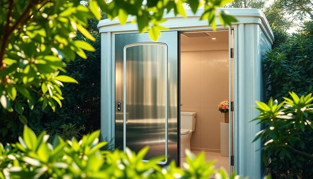 luxury porta potty care