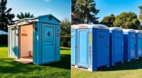 luxury porta potty choices