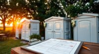 luxury porta potty costs