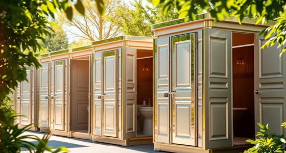 luxury porta potty options