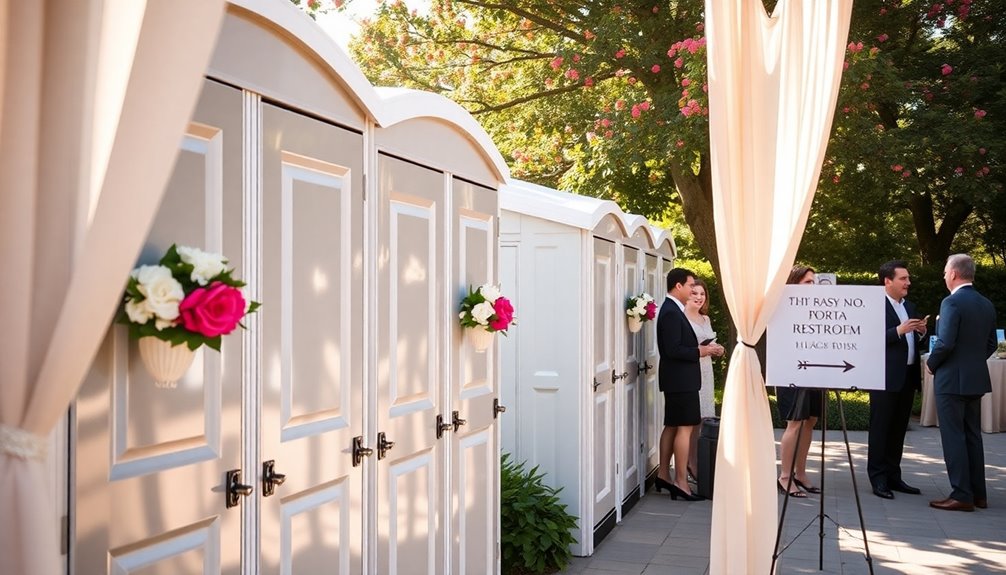 luxury porta potty pricing
