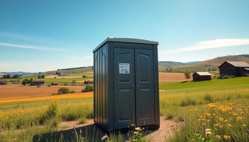 luxury porta potty pricing