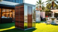 luxury porta potty retailers