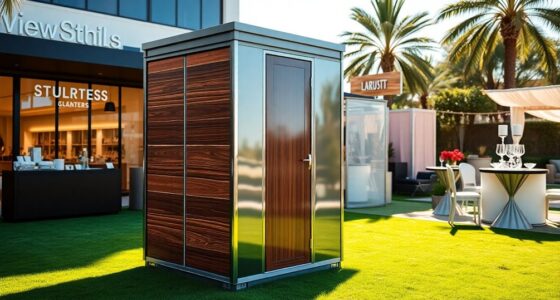 luxury porta potty retailers