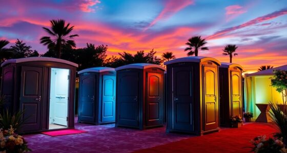 luxury porta potty suppliers