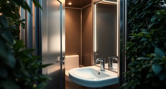luxury portable restroom advantages
