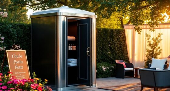 luxury portable restroom advantages