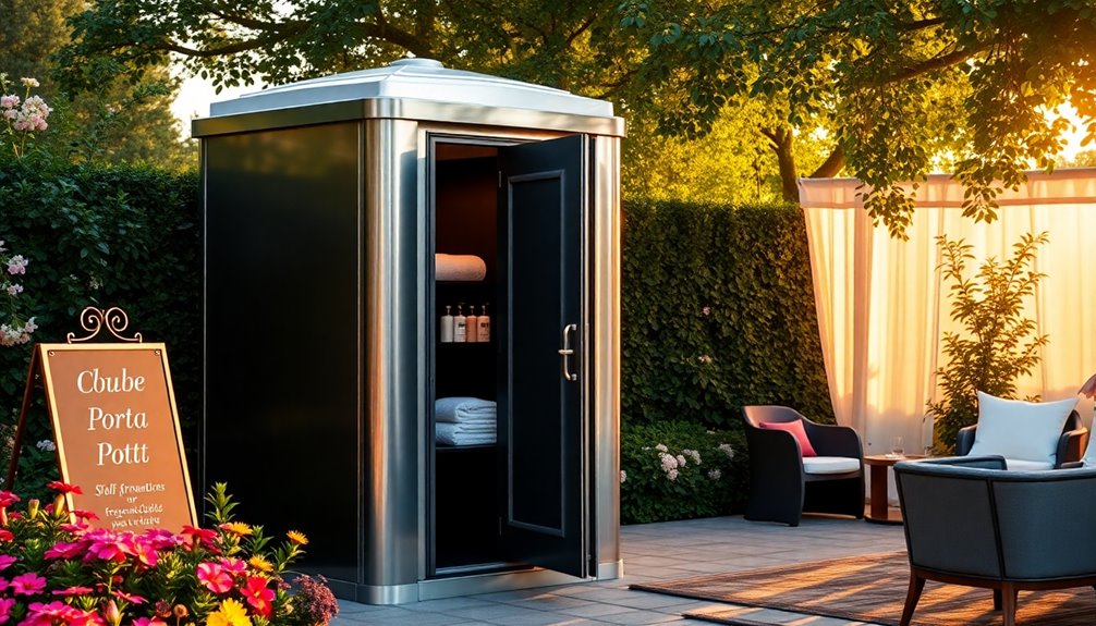 luxury portable restroom advantages