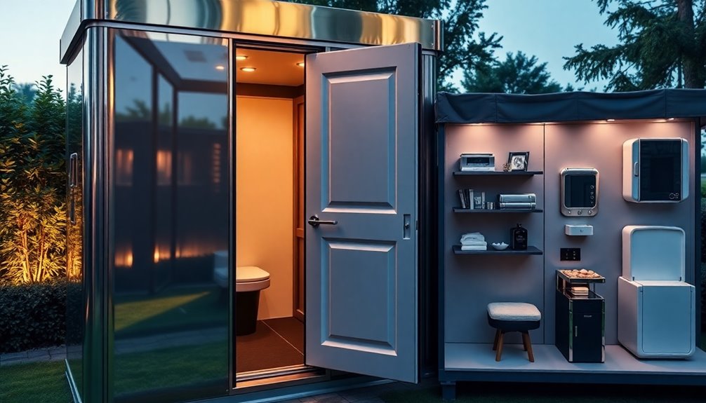 luxury portable restroom experience