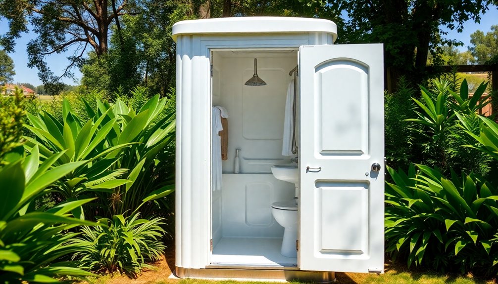 luxury portable restroom experience