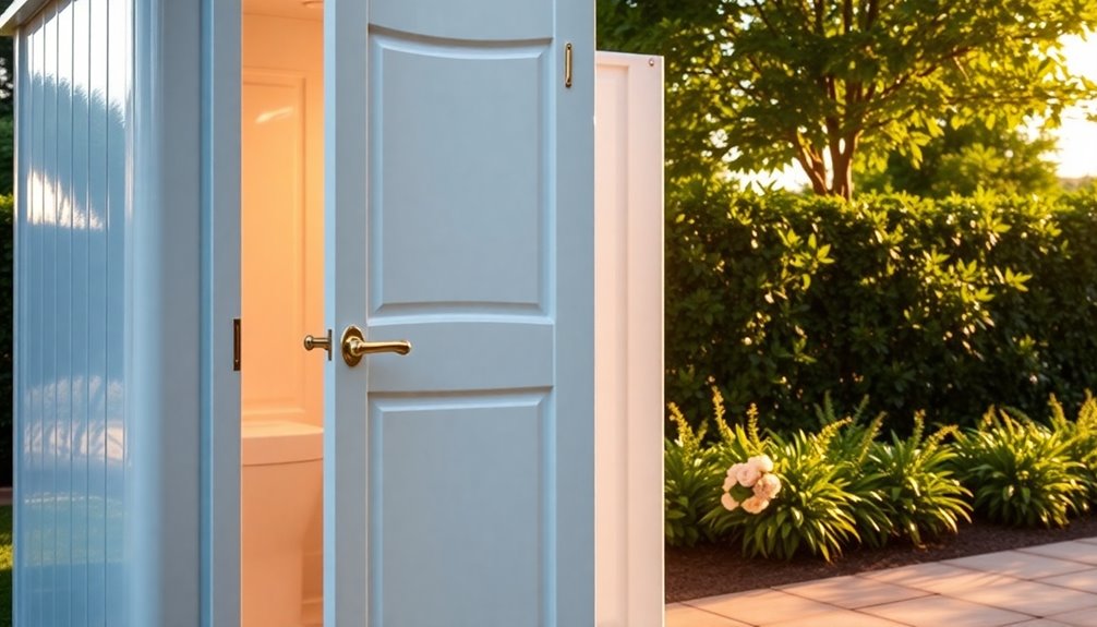 luxury portable restroom experience