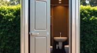 luxury portable restroom innovations