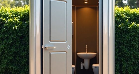 luxury portable restroom innovations