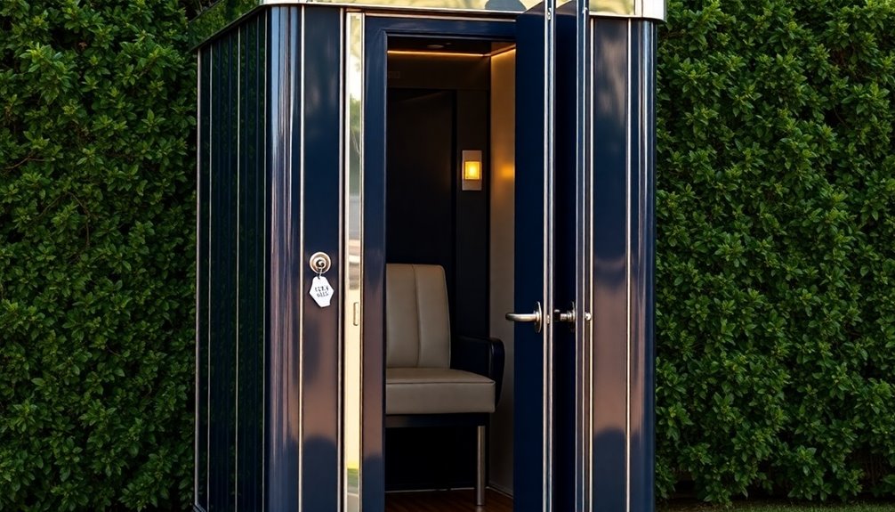 luxury portable restroom investment