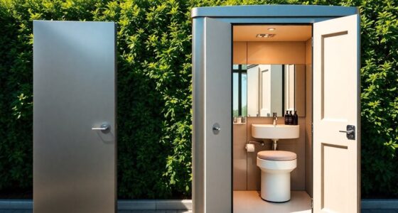 luxury portable restroom options