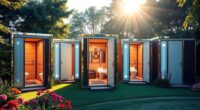 luxury portable restroom options