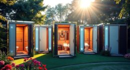 luxury portable restroom options