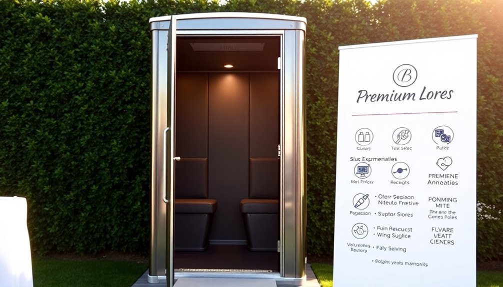 luxury portable restroom providers