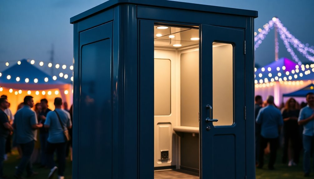 luxury portable restroom services