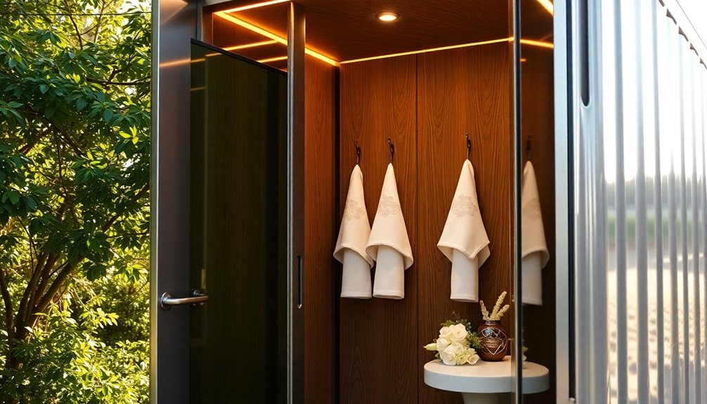 luxury portable restrooms evolution