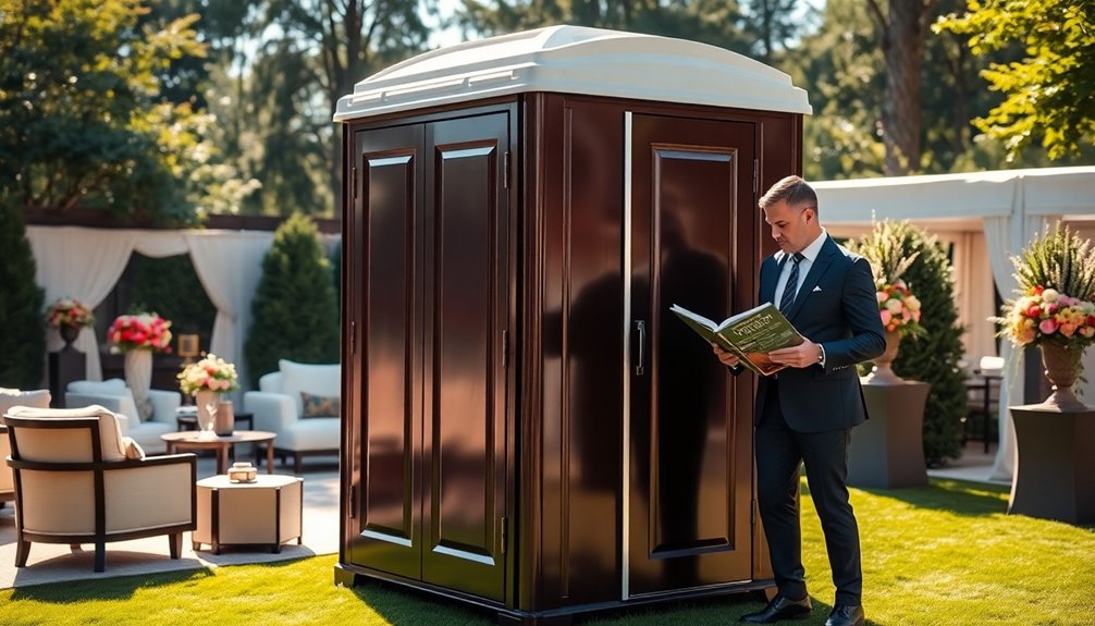 luxury portable toilet solutions