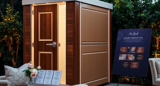 luxury restroom rental costs